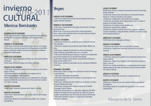 Programa de actividades